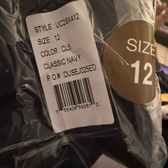 DKNY Front-Tie Classic Blue Mini Skirt NWT Size 12 - Picture 6 of 8